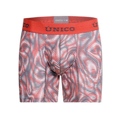 Boxer Unico Acanalado Medio Algodon