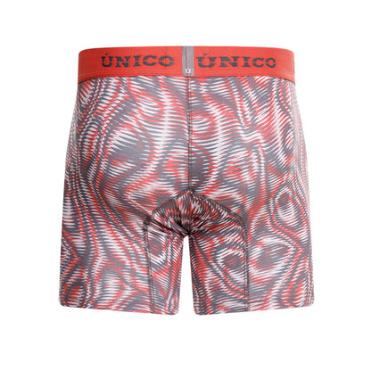 Boxer Unico Acanalado Medio Algodon