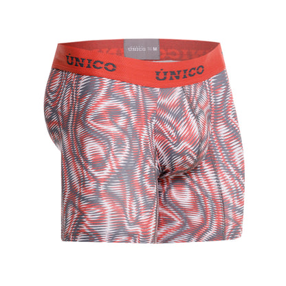 Boxer Unico Acanalado Medio Algodon