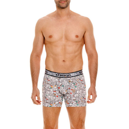 Boxer Unico Fun Botana Medio Microfibra