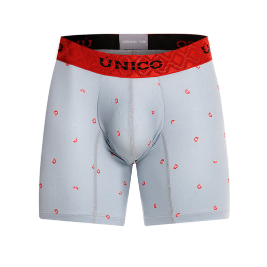 Boxer Unico Circulos Medio Microfibra Microperforado