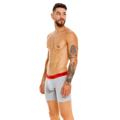 Boxer Unico Circulos Medio Microfibra Microperforado