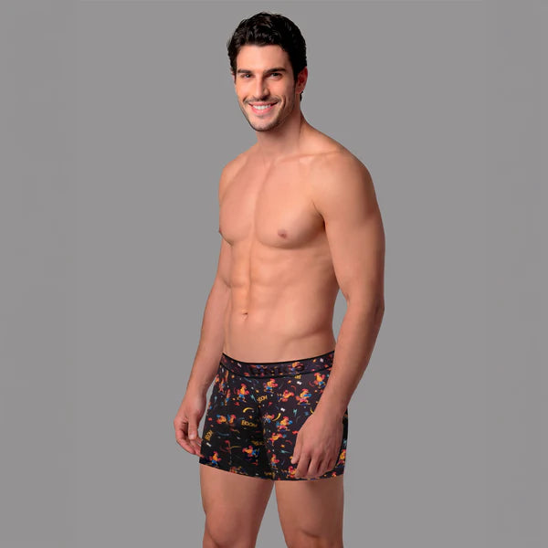 Boxer Unico Fun Combatiente Medio Microfibra