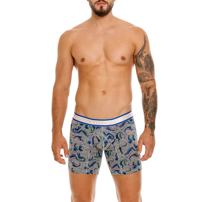 Boxer Unico Deslumbrante Medio Microfibra Jacquard