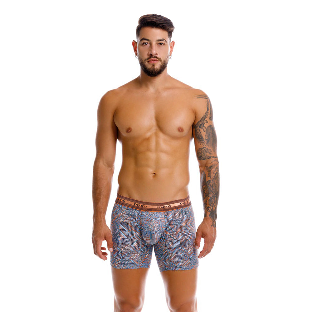 Boxer Unico Escalonado Medio Microfibra