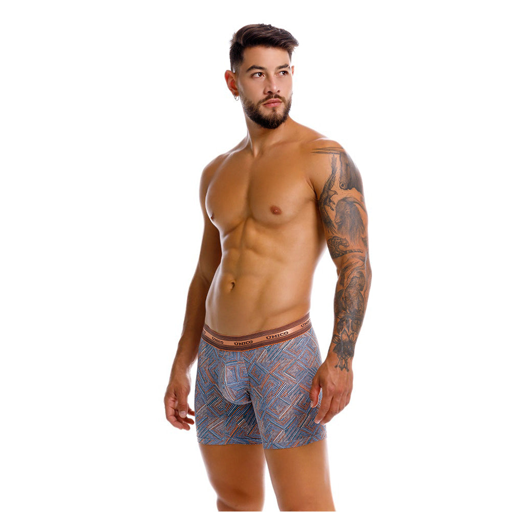 Boxer Unico Escalonado Medio Microfibra