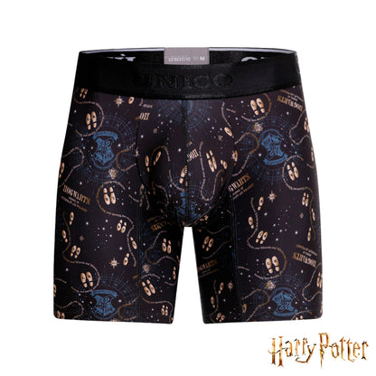 Boxer Unico Fun Harry Potter Mischief Managed Medio Microfibra