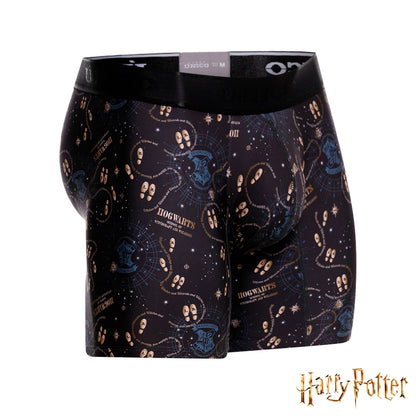 Boxer Unico Fun Harry Potter Mischief Managed Medio Microfibra