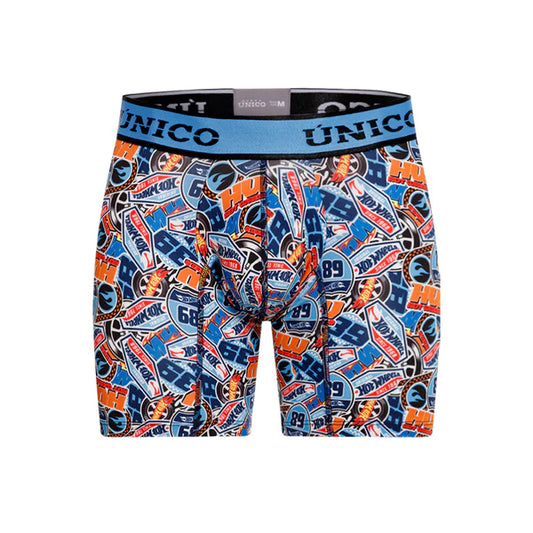 Boxer Unico Fun Hot Wheels Pits Medio Microfibra