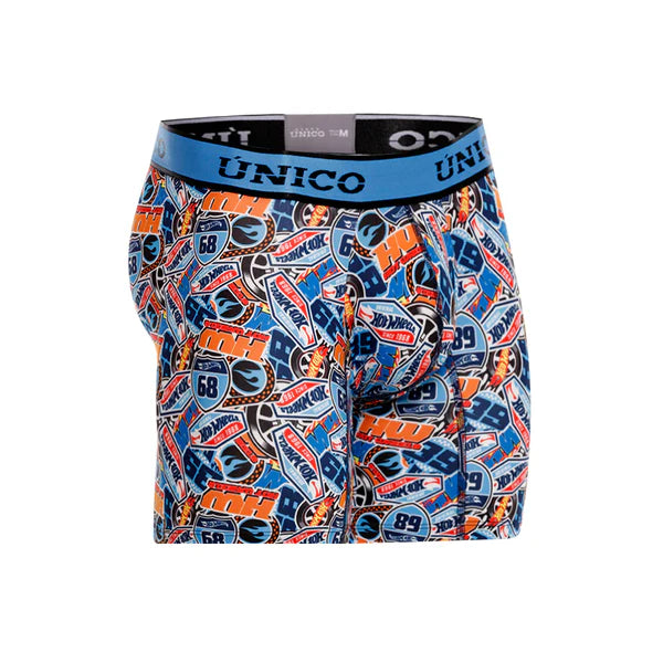 Boxer Unico Fun Hot Wheels Pits Medio Microfibra