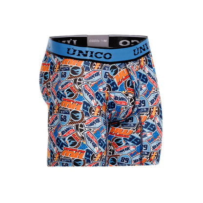 Boxer Unico Fun Hot Wheels Pits Medio Microfibra