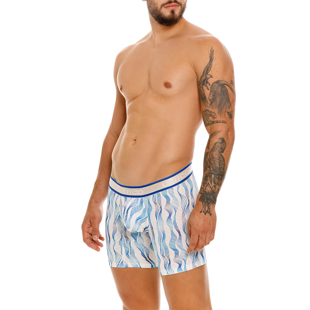 Boxer Unico Pomposo Medio Microfibra Jacquard