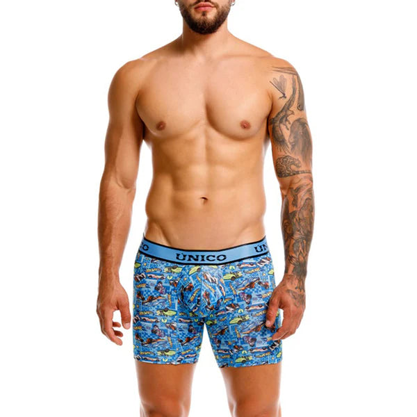 Boxer Unico Fun Hot Wheels Racer Medio Microfibra