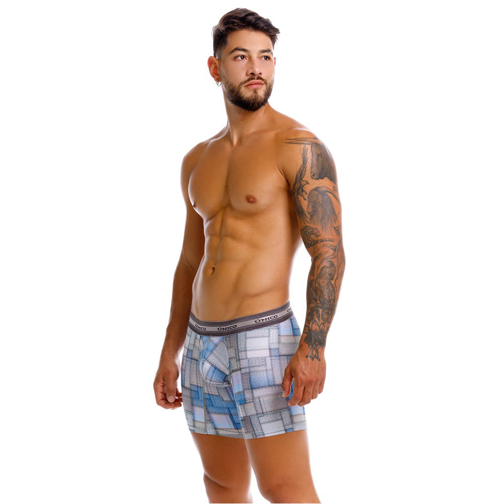 Boxer Unico Viñeta Medio Microfibra