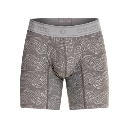 Boxer Unico Niebla Medio Microfibra Jacquard