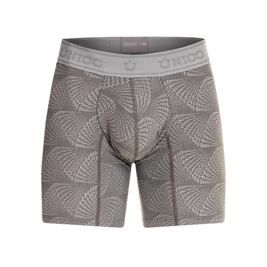 Boxer Unico Niebla Medio Microfibra Jacquard