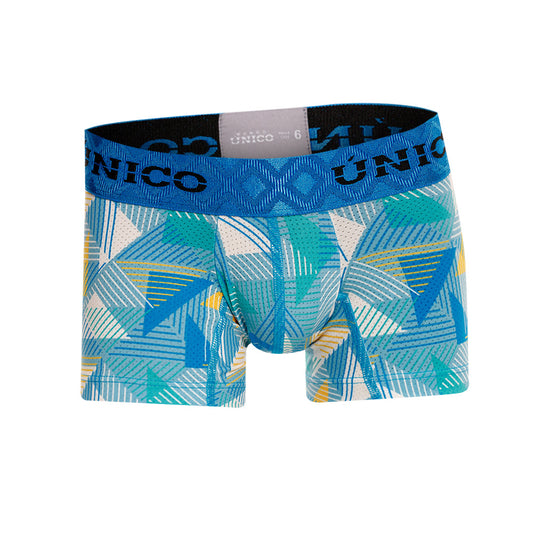 Boxer Unico Junior Escaleno Medio Microfibra Microperforado