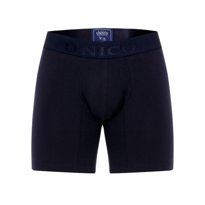 Boxer Unico Clasico Ebano A23 Medio Algodon Azul Oscuro