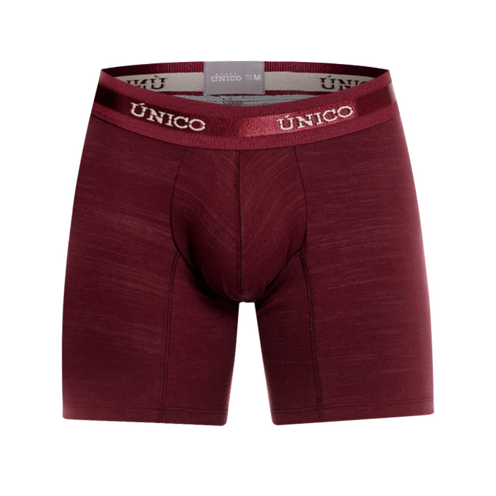 Boxer Unico Granate Medio Algodon