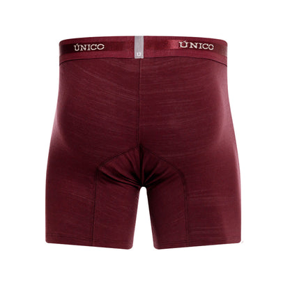 Boxer Unico Granate Medio Algodon