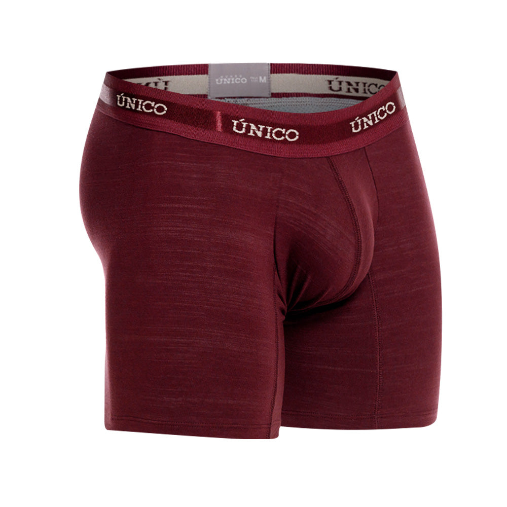 Boxer Unico Granate Medio Algodon