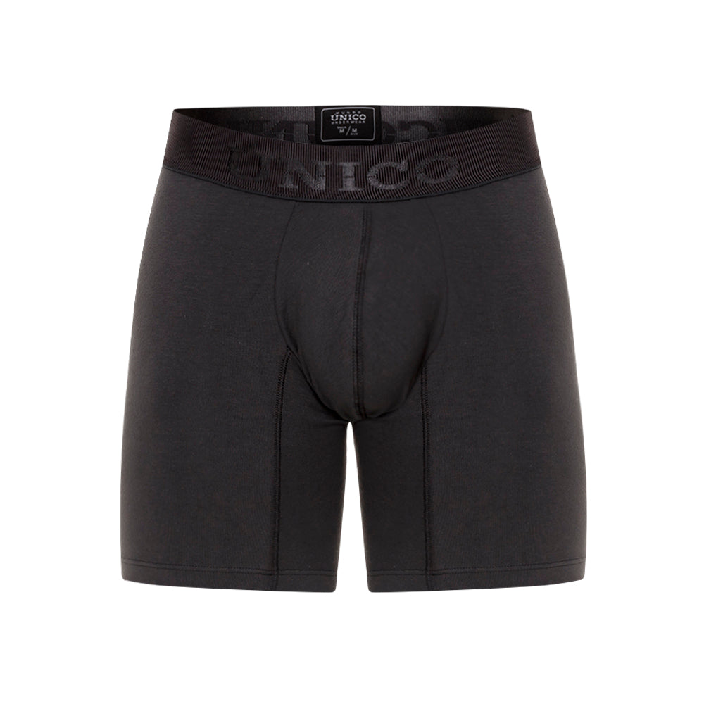 Boxer Unico Clasico Zebrano A23 Medio Algodon Gris