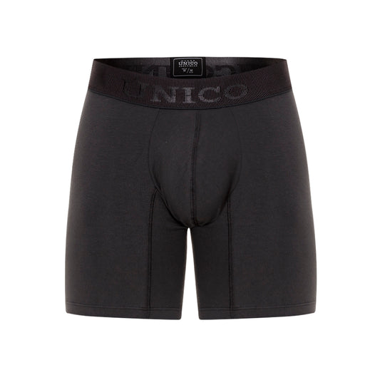 Boxer Unico Clasico Zebrano A23 Medio Algodon Gris