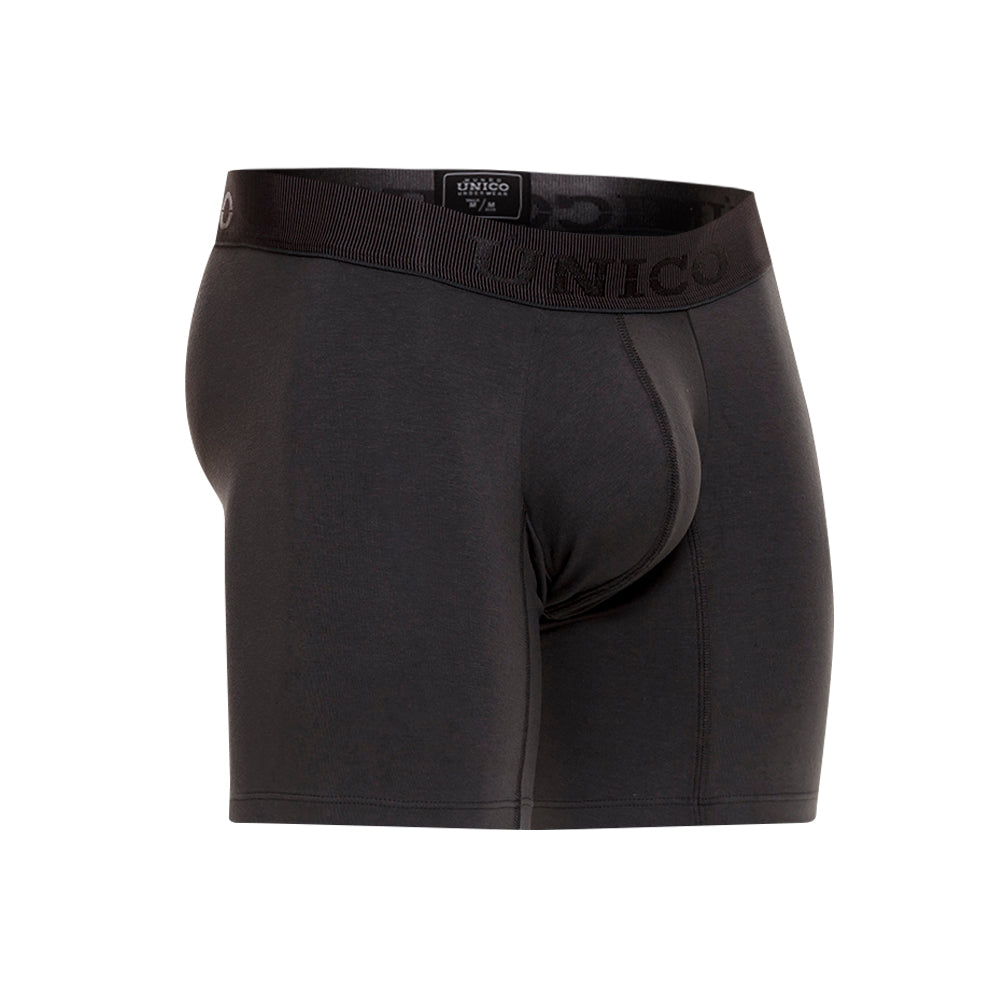 Boxer Unico Clasico Zebrano A23 Medio Algodon Gris
