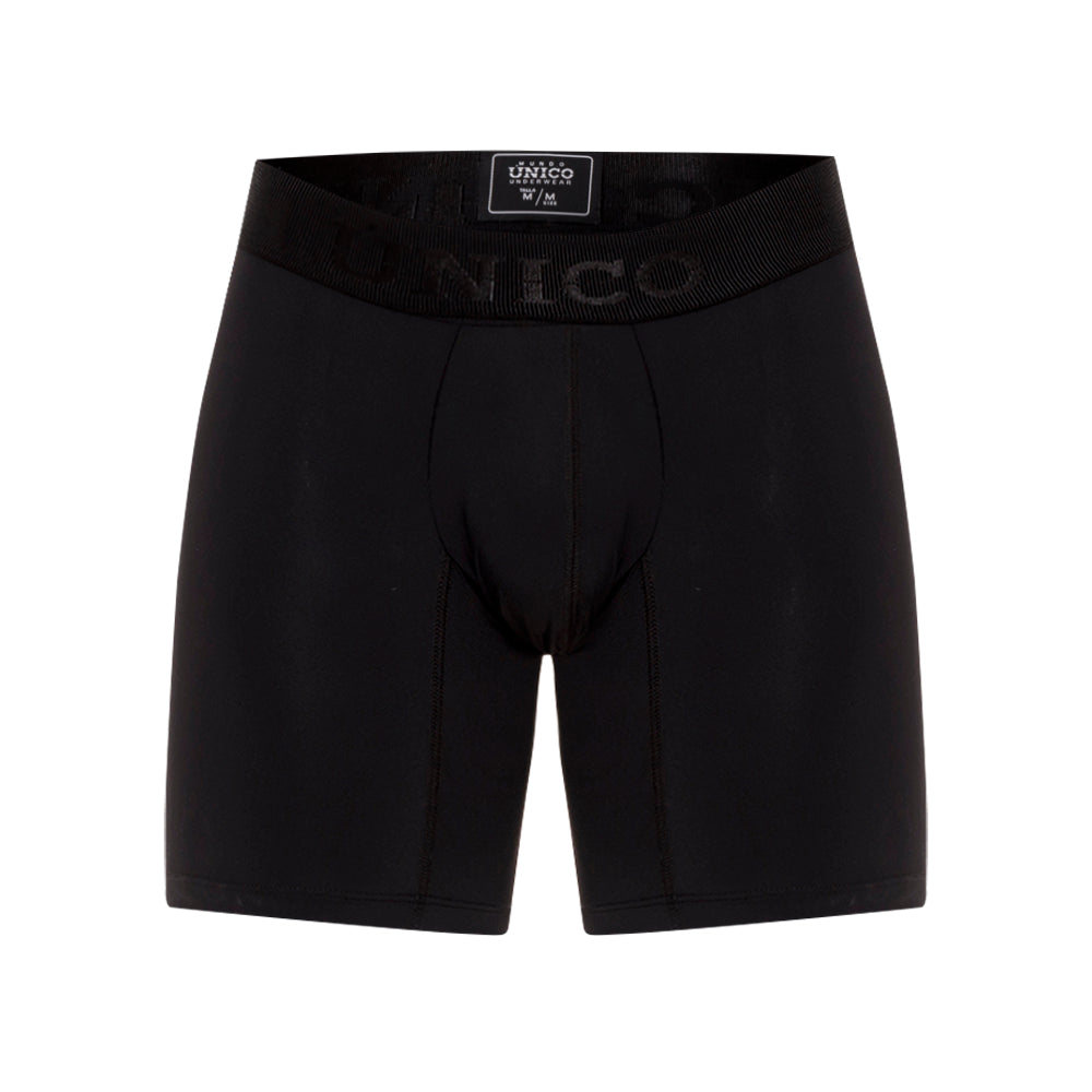 Boxer Unico Clasico Roble A23 Medio Algodon Negro