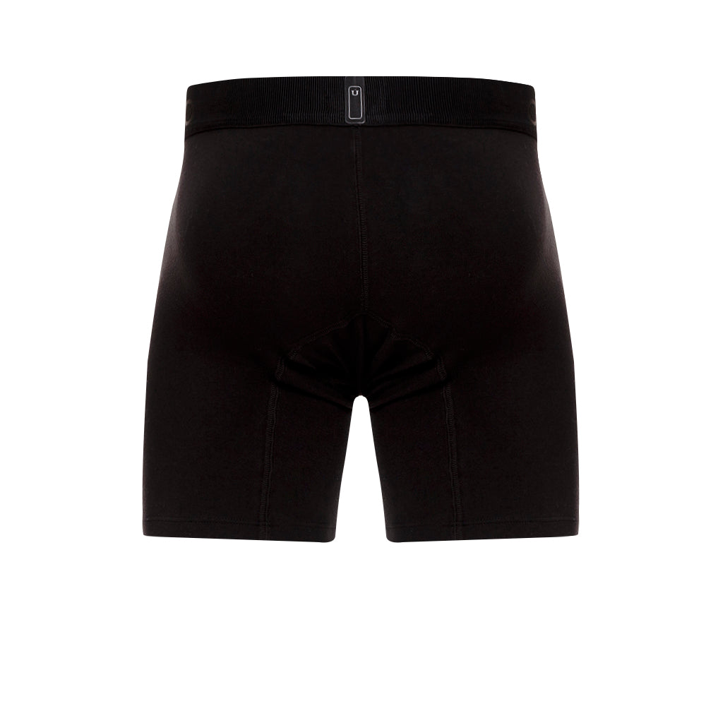 Boxer Unico Clasico Roble A23 Medio Algodon Negro