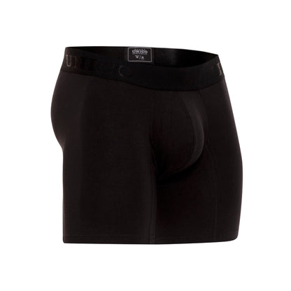 Boxer Unico Clasico Roble A23 Medio Algodon Negro