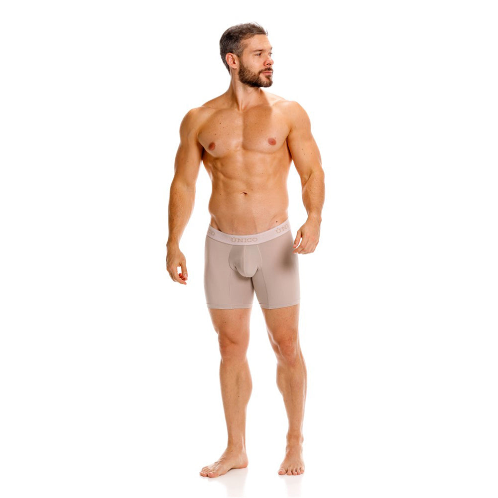 Boxer Unico Taupe Medio Microfibra