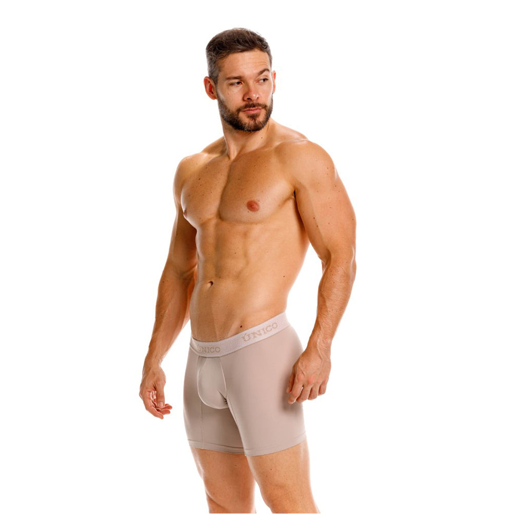 Boxer Unico Taupe Medio Microfibra