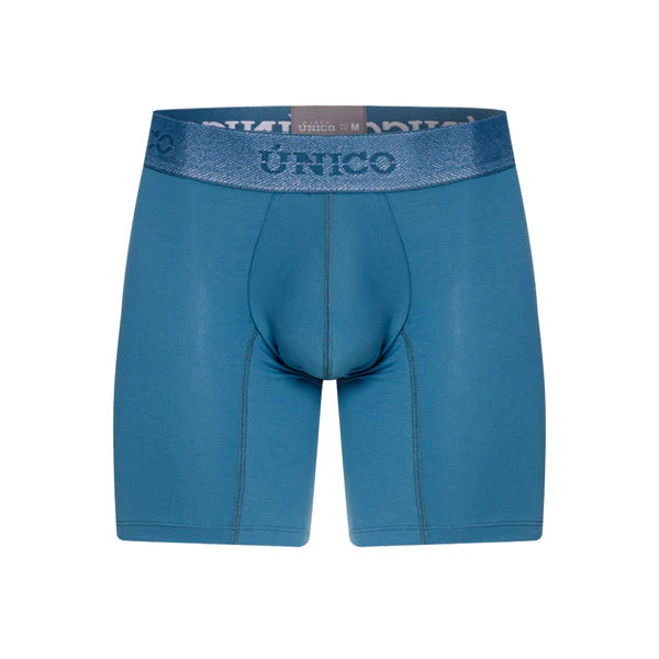 Boxer Unico Teal Medio Algodon