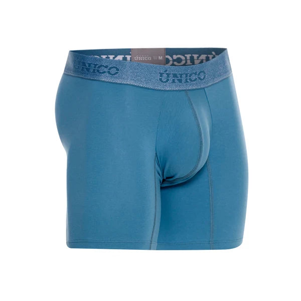 Boxer Unico Teal Medio Algodon
