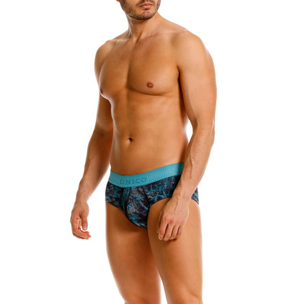 Brief Unico Olas Microfibra Microperforado