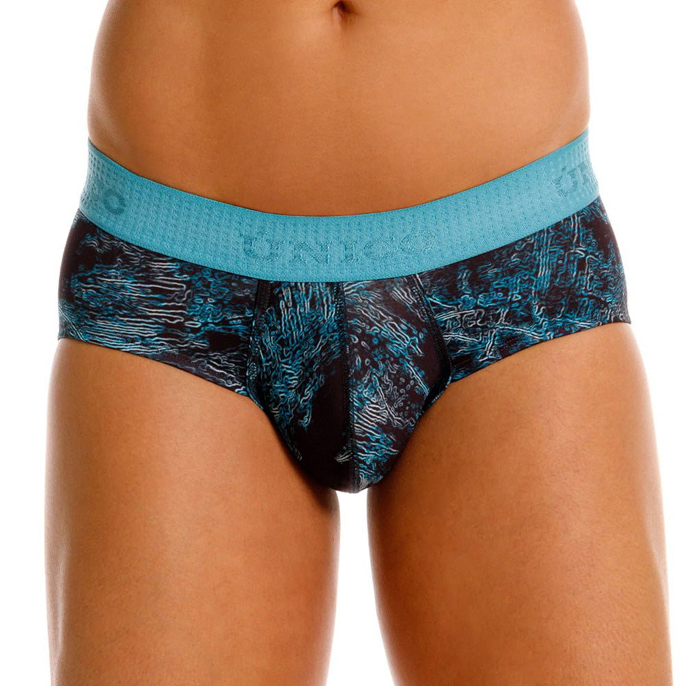 Brief Unico Olas Microfibra Microperforado