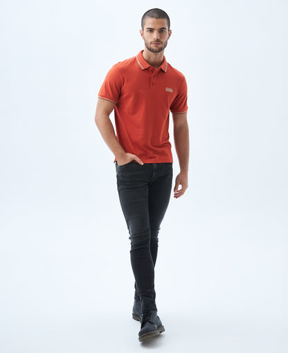Camiseta Polo Americanino 809E000 Slim Fit Naranja
