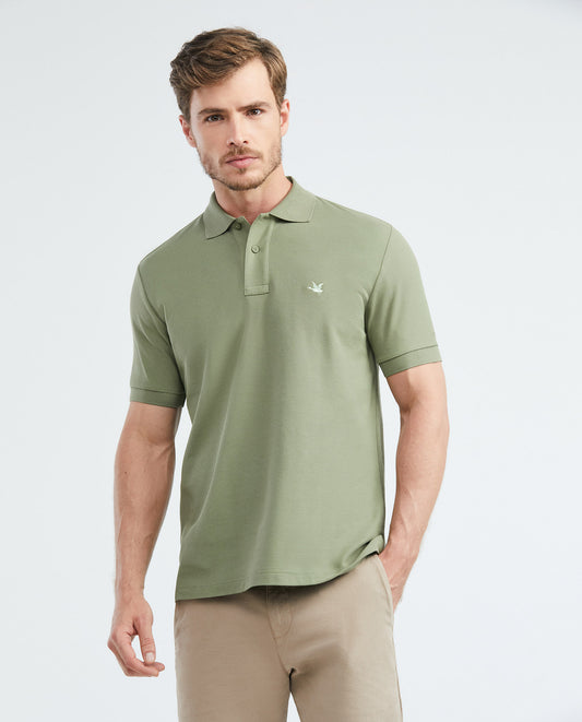 Camiseta Polo Chevignon 609E000 Classic Fit Verde Medio