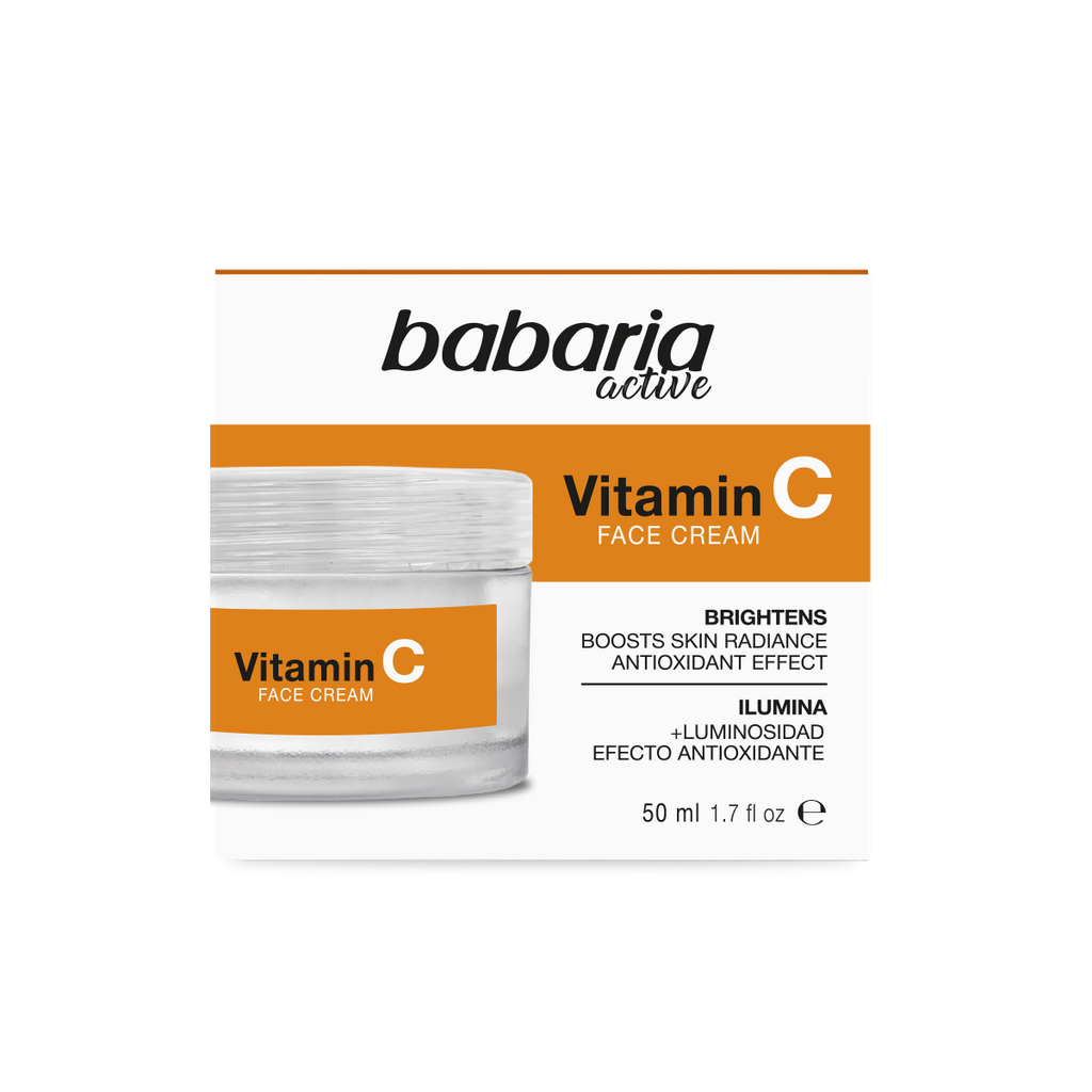 Babaria Crema Facial Vitamina C Antioxidante + Luminosidad 50 ml