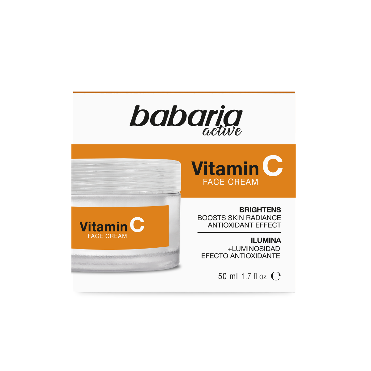 Babaria Crema Facial Vitamina C Antioxidante + Luminosidad 50 ml