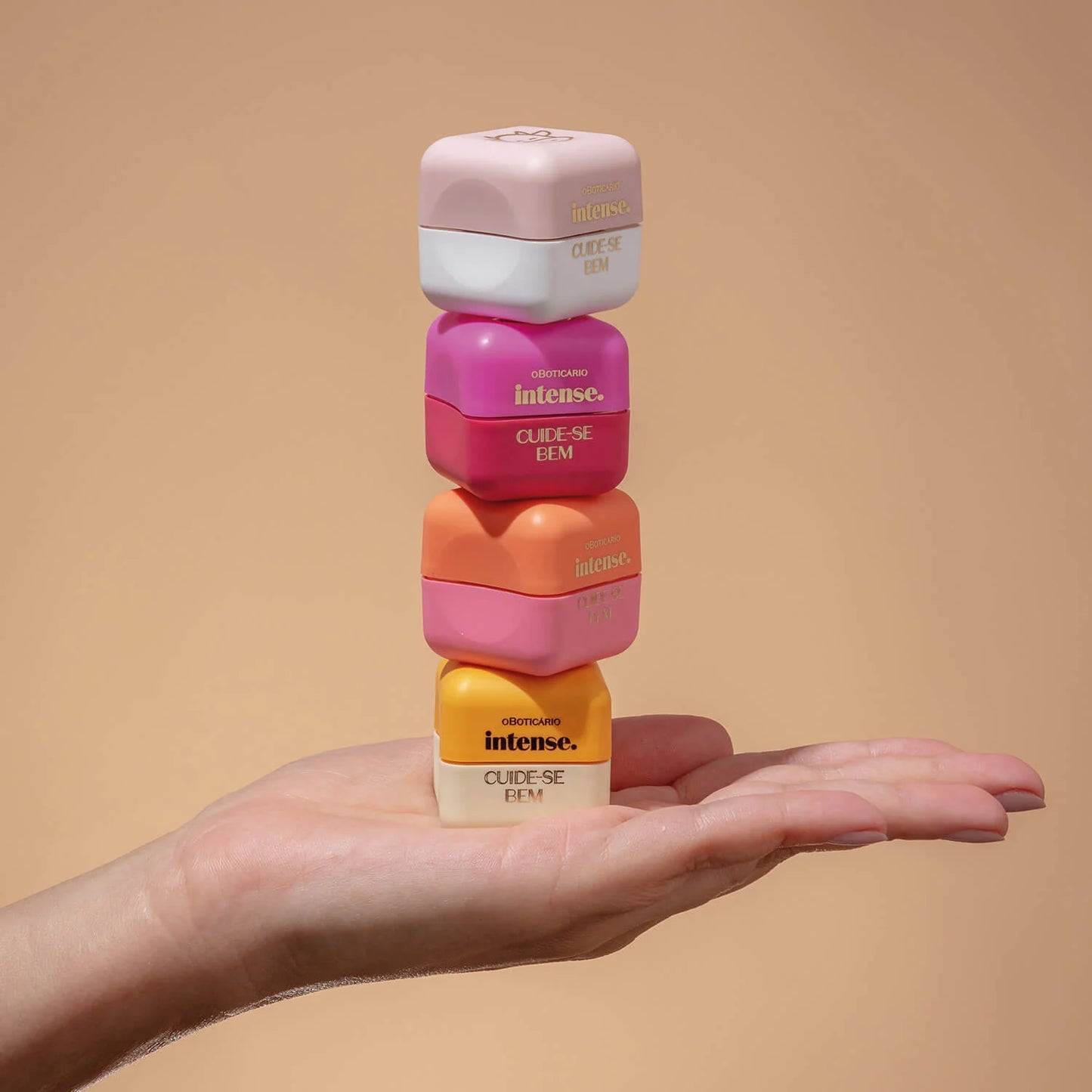 Oboticario Intense By Cuide-Se Bem Hidratante Labial Leche Y Miel 6,2 G
