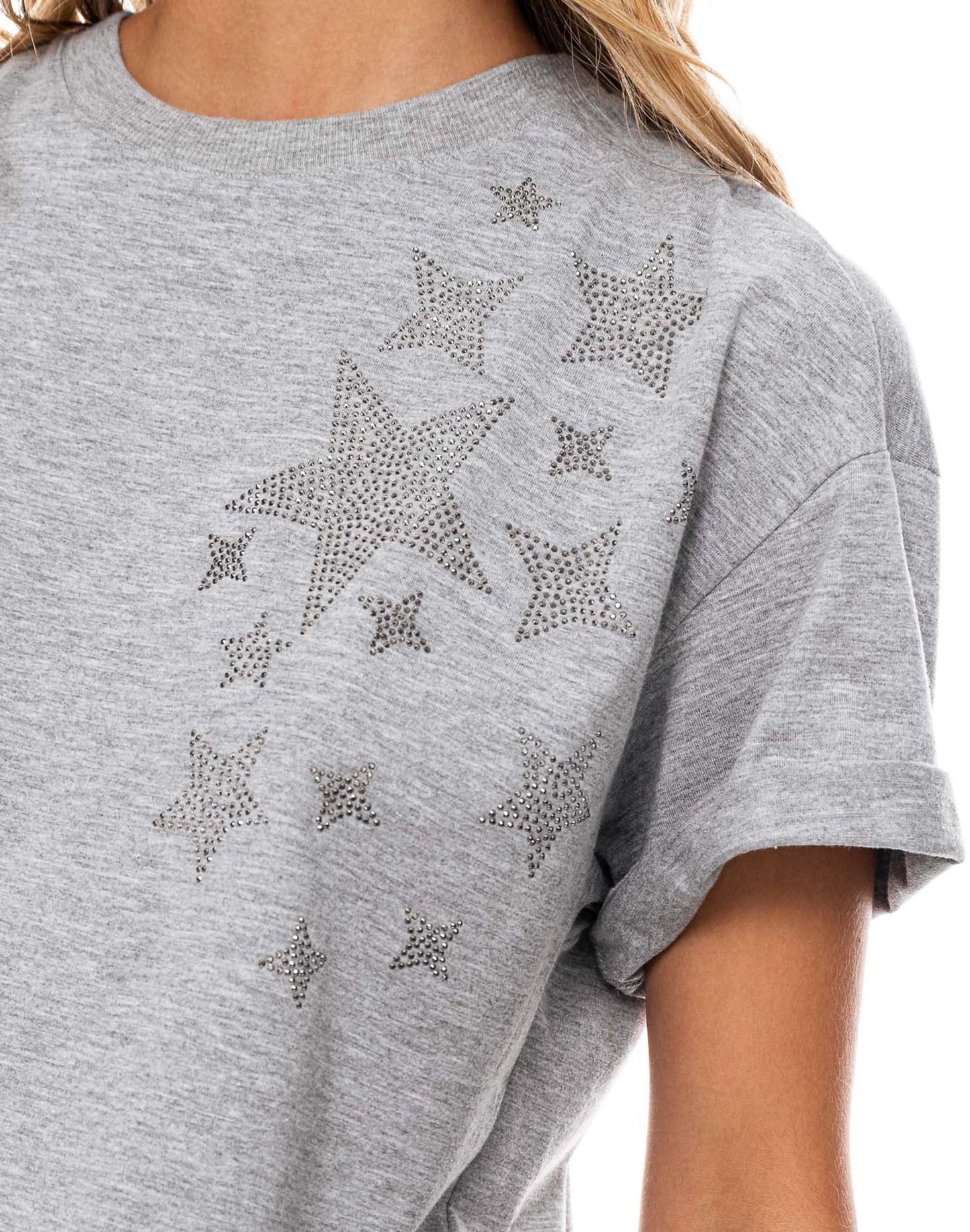 Camiseta Dama Color Blue 324316 Gris Jaspe