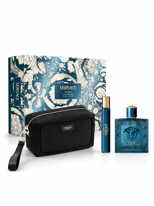 Perfume Versace Eros Set (EDT100ml+10ml+Bolso)