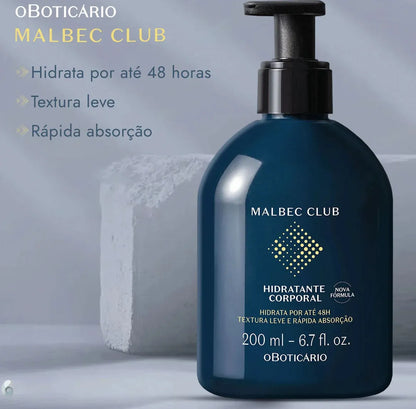 Oboticario Malbec Club Locion Hidratante Corporal 200 ml