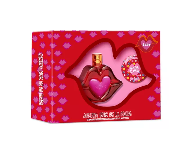 Perfume Agatha Ruiz De La Prada Beso Set (EDT100 ml+Lipbalm15Gr)