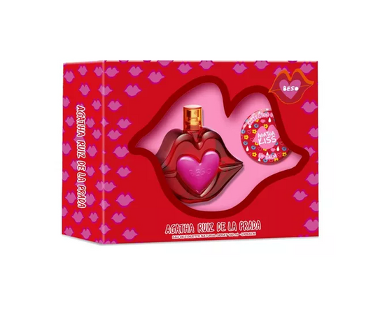 Perfume Agatha Ruiz De La Prada Beso Set (EDT100 ml+Lipbalm15Gr)