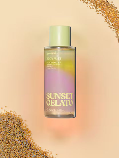 Body Mist Pink Victoria's Secret Sunset Gelato 250 ml