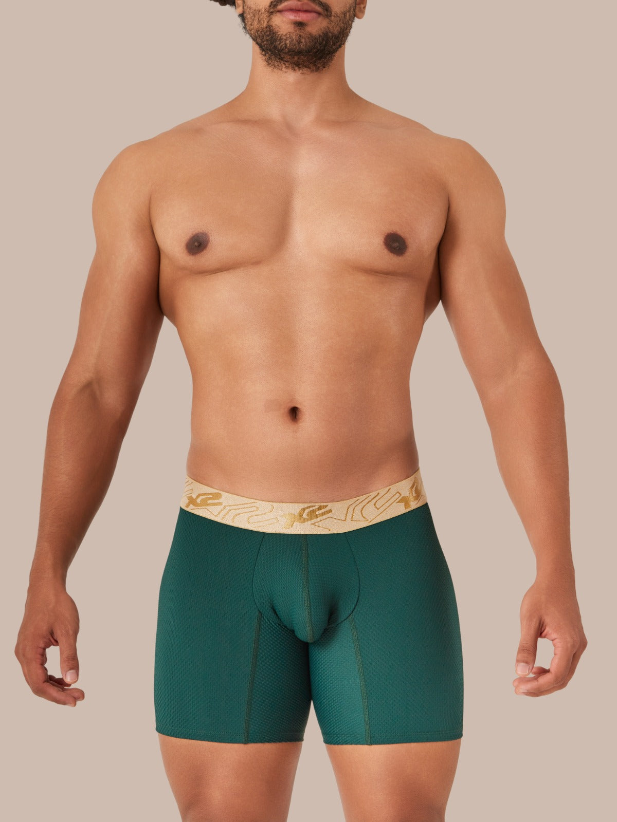Boxer X2 Underwear Camel Medio Microfibra