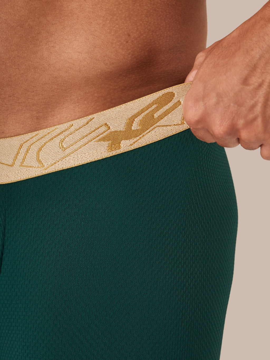 Boxer X2 Underwear Camel Medio Microfibra